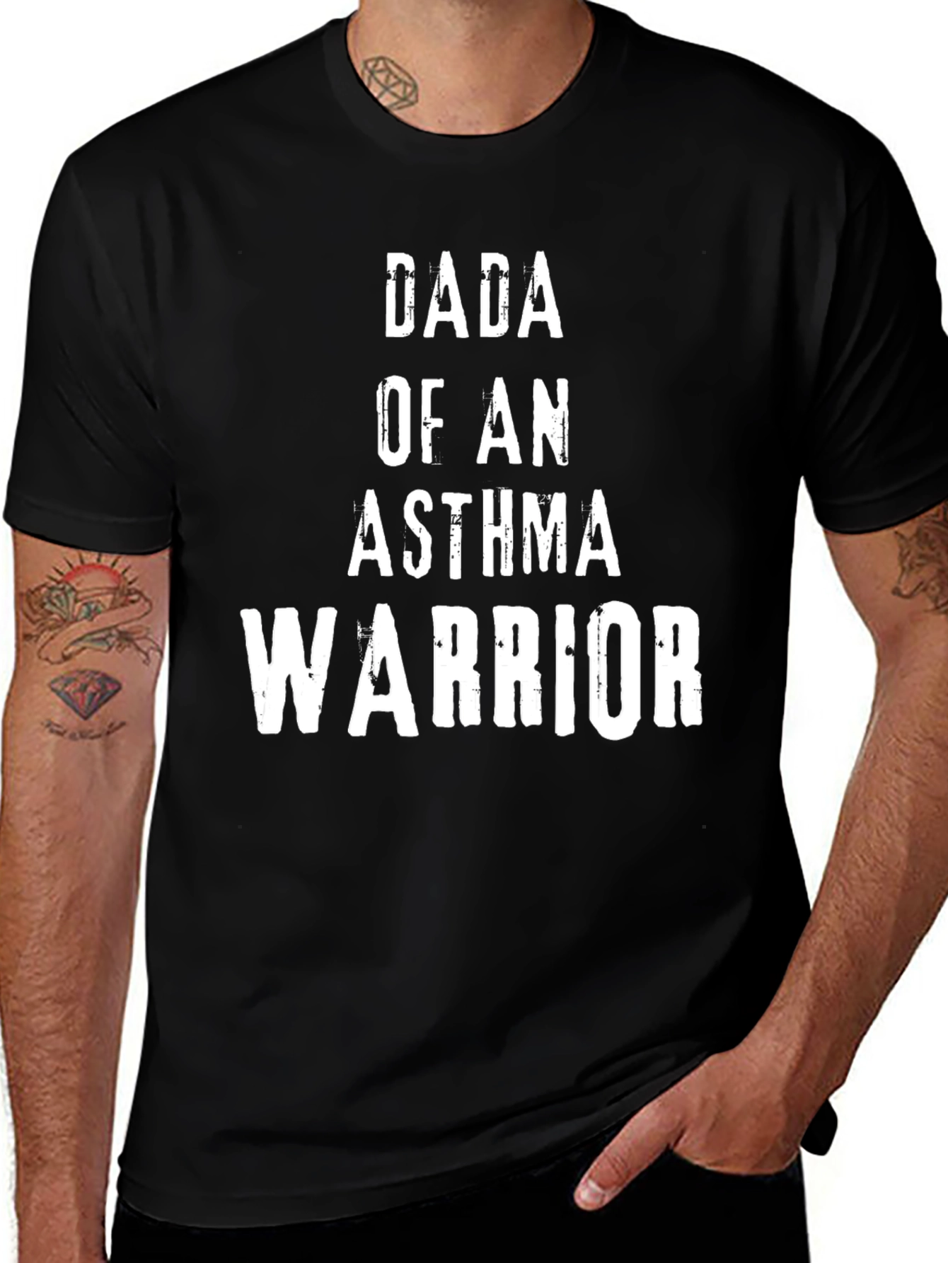 Dada of an Asthma Warrior T-Shirt