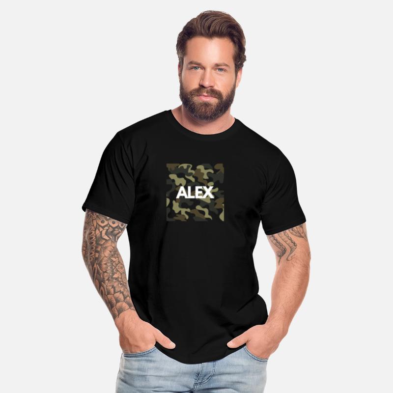 Alex Name Hoodies Men Good Quality Camouflage
