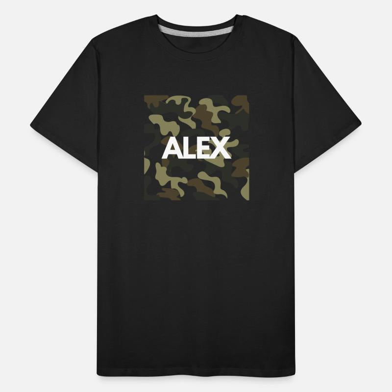 Alex Name Hoodies Men Good Quality Camouflage