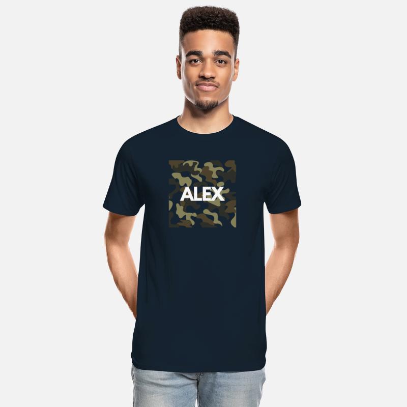 Alex Name Hoodies Men Good Quality Camouflage