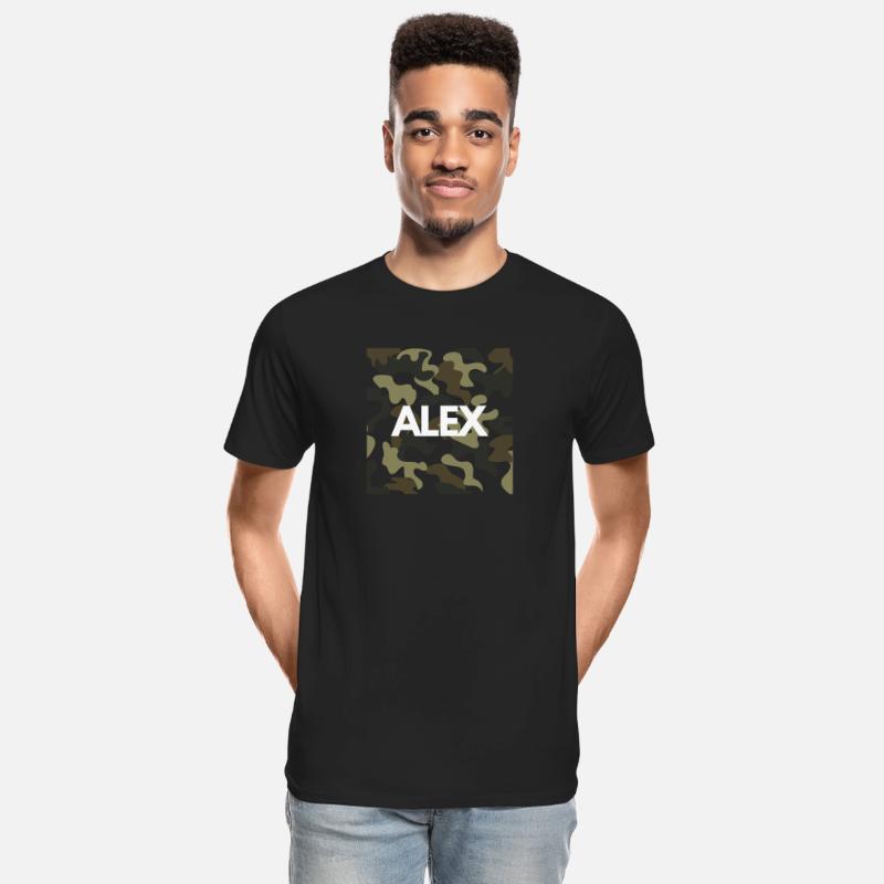 Alex Name Hoodies Men Good Quality Camouflage