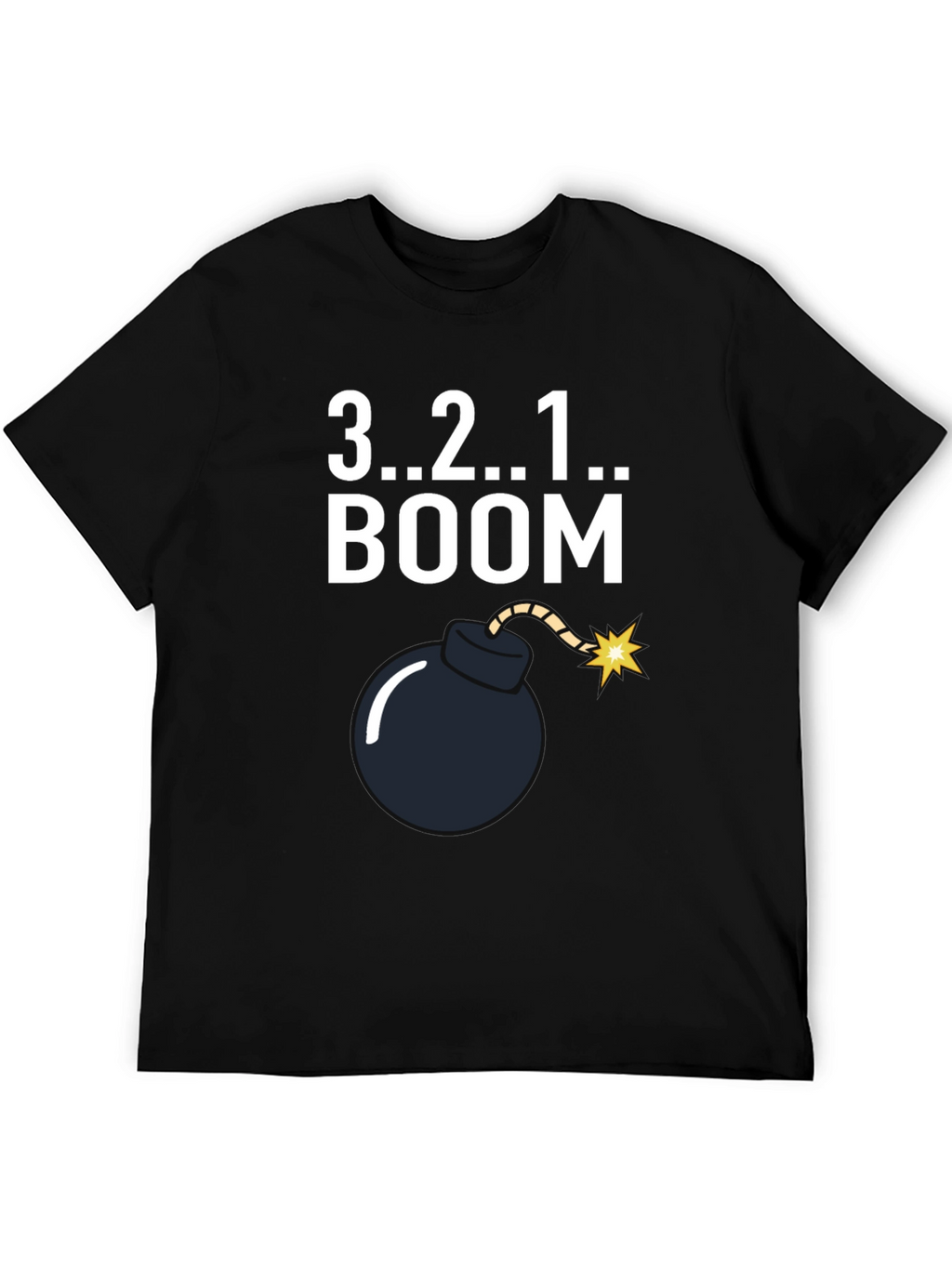 3 2 1 Boom Graphic T-Shirt