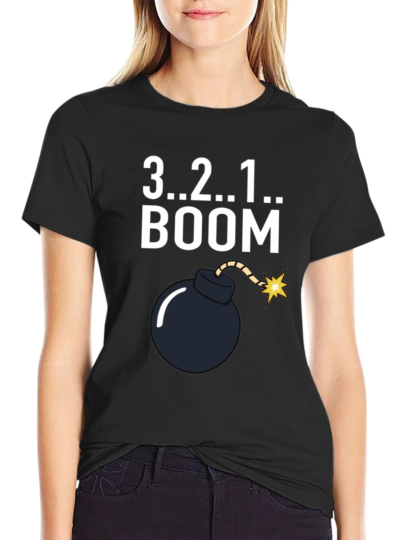 3 2 1 Boom Graphic T-Shirt