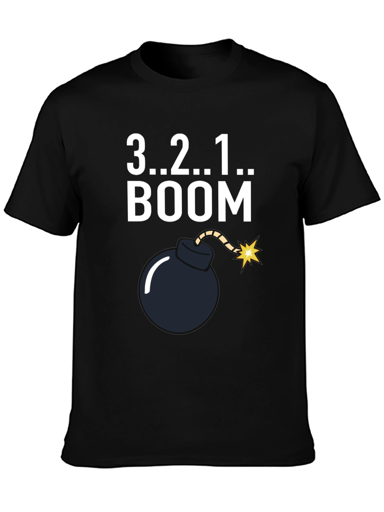3 2 1 Boom Graphic T-Shirt