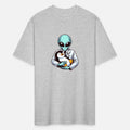 Alien Embracing Penguin