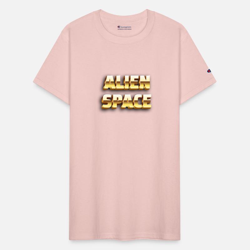 ALIEN SPACE 💫 golden text