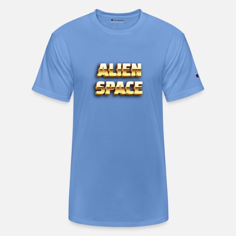 ALIEN SPACE 💫 golden text