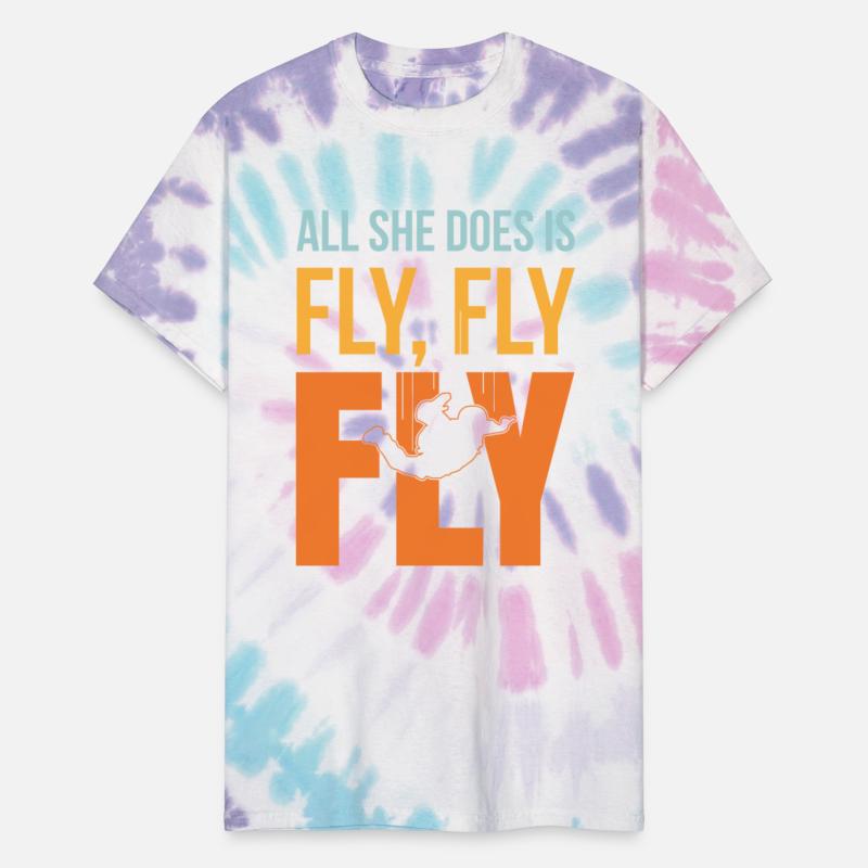 All She Does Is Fly Skydiver Girl Parachute Jump