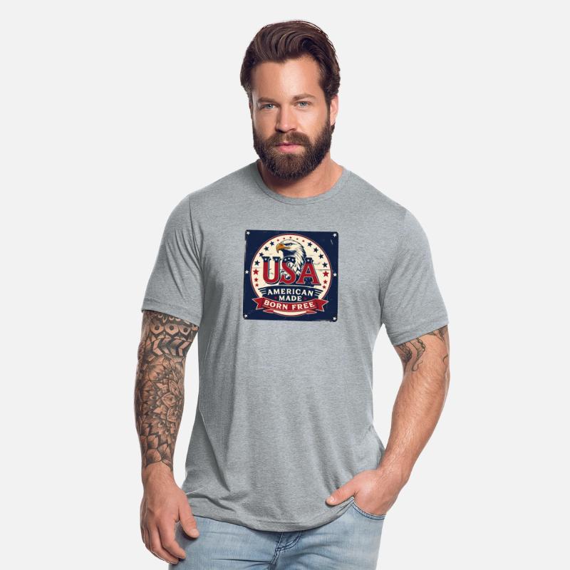 American Made Heritage Badge Tee