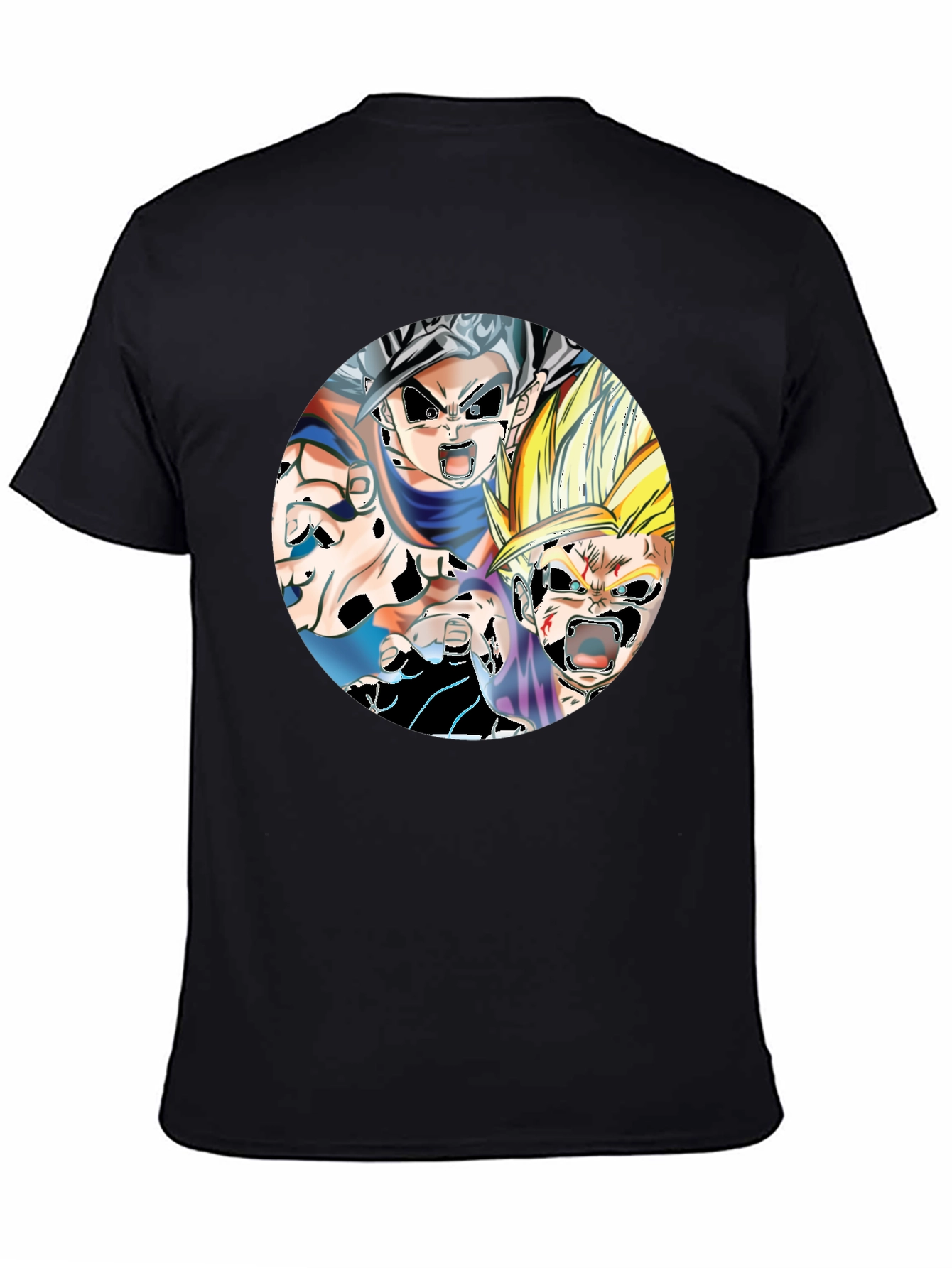 Dragon Ball Z Graphic Tee - Black Cotton Blend Shirt
