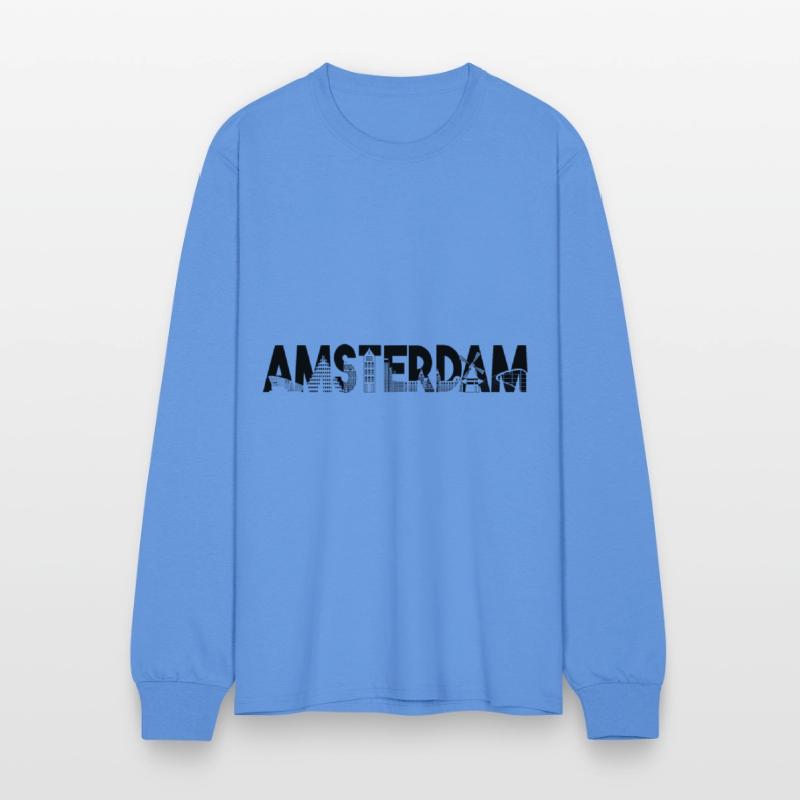 Amsterdam Skyline Silhouette - Urban Beauty