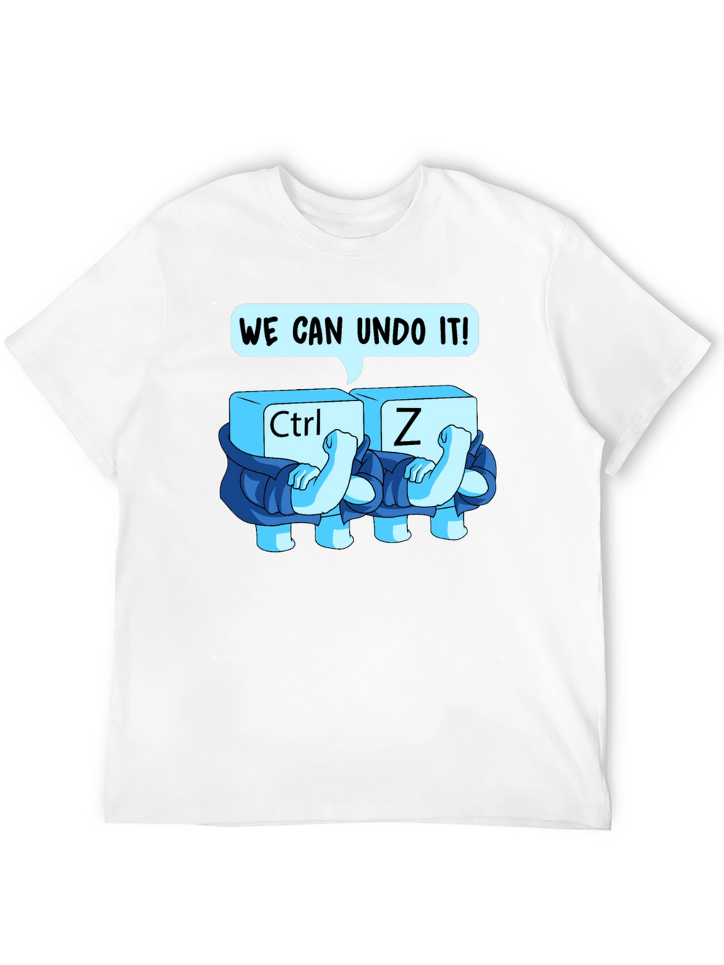 Ctrl+Z Undo Graphic Tee - Soft Cotton Blend