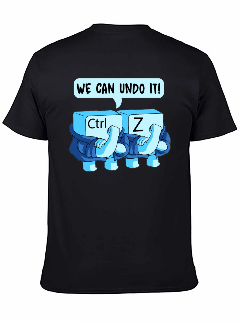 Ctrl+Z Undo Graphic Tee - Soft Cotton Blend