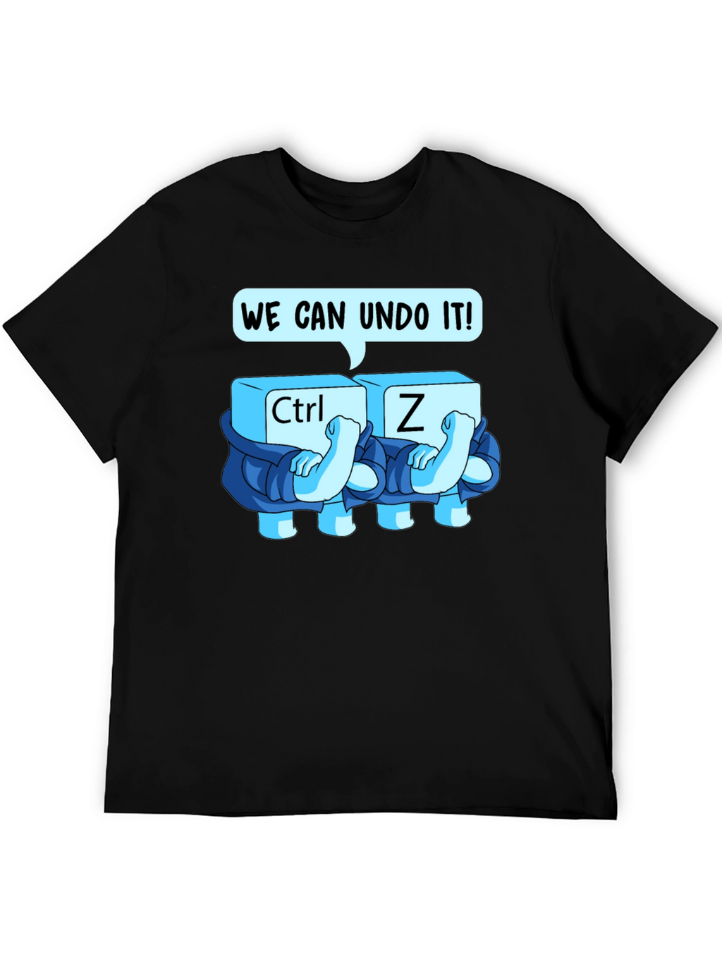 Ctrl+Z Undo Graphic Tee - Soft Cotton Blend