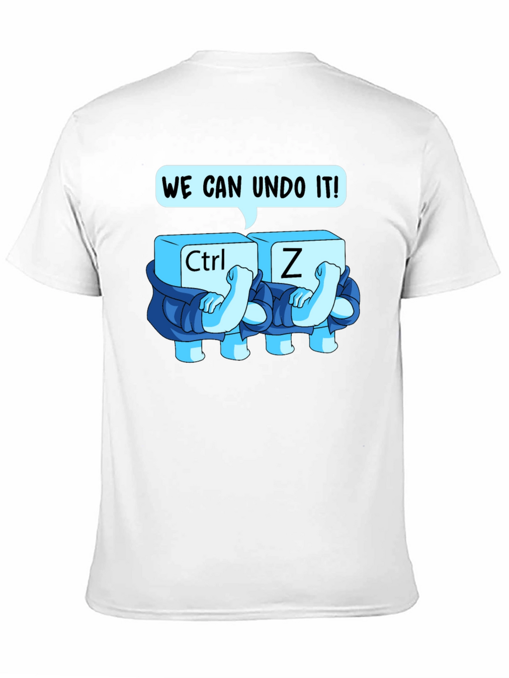 Ctrl+Z Undo Graphic Tee - Soft Cotton Blend