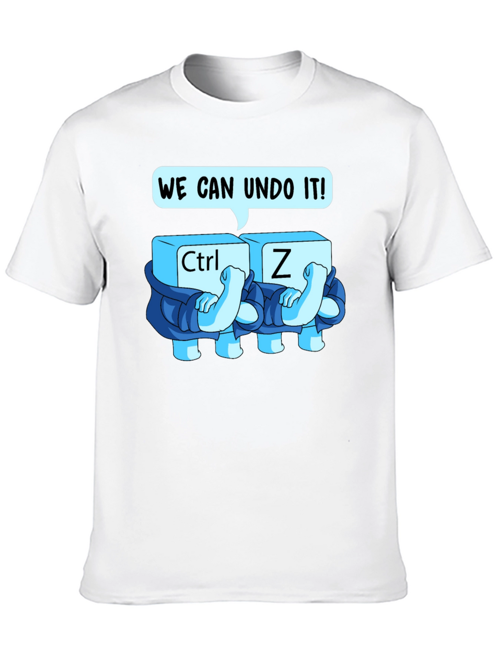 Ctrl+Z Undo Graphic Tee - Soft Cotton Blend