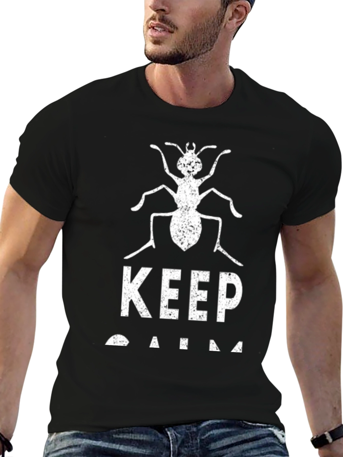 Keep Calm Ant T-Shirt - Funny Insect Tee