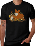 Autumn Fox T-Shirt - Cozy Fall Vibes