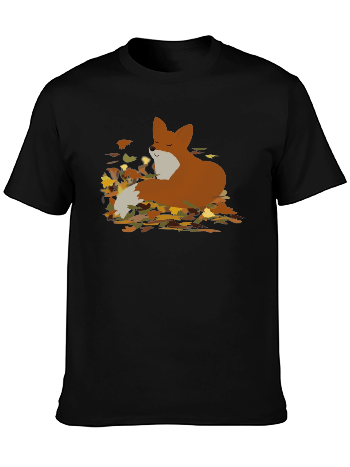 Autumn Fox T-Shirt - Cozy Fall Vibes