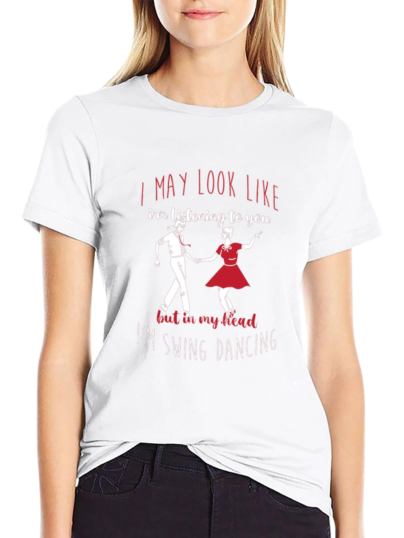 Swing Dancing T-Shirt - Listen in My Head