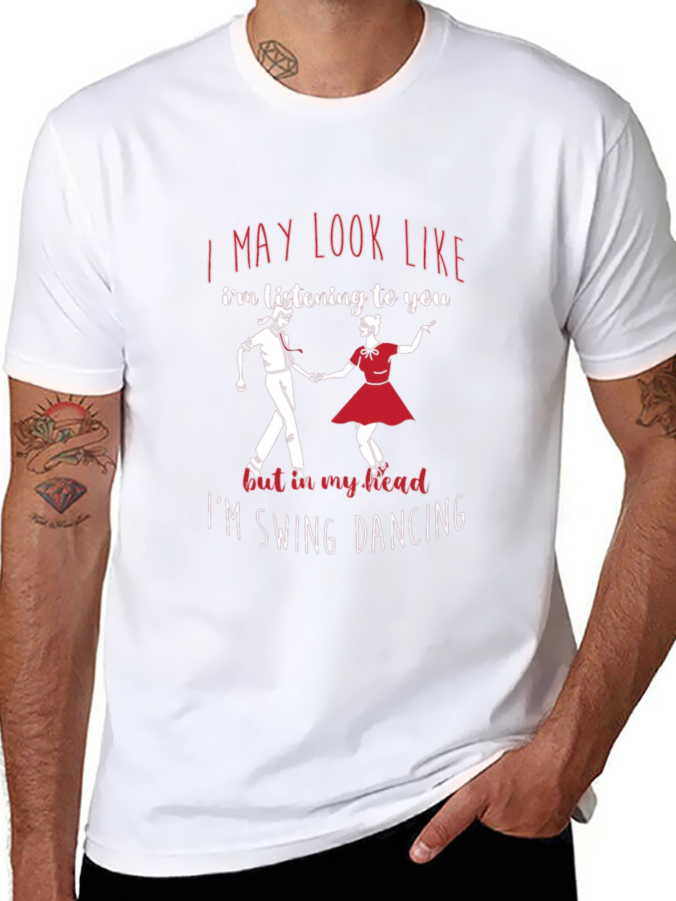 Swing Dancing T-Shirt - Listen in My Head