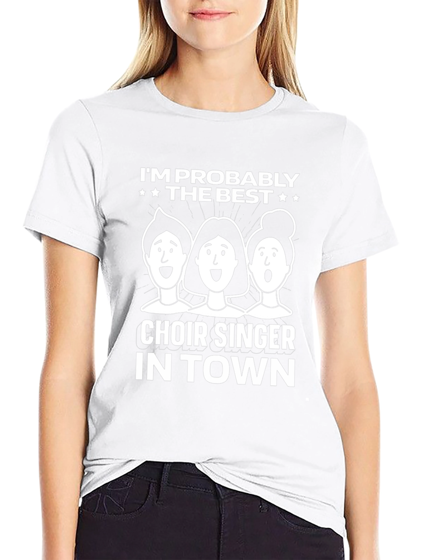 Best Choir Singer T-Shirt - Black Graphic Tee