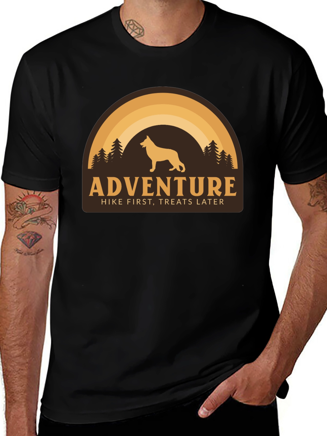 Adventure Dog T-Shirt - Hike First Treats Later