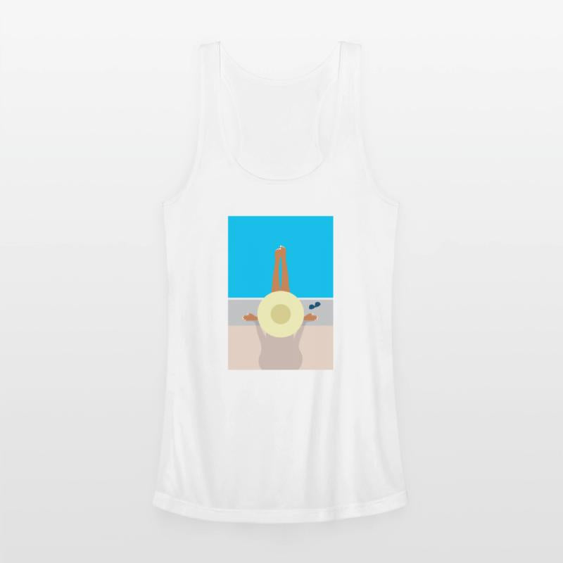 Art Design girl at the Pool