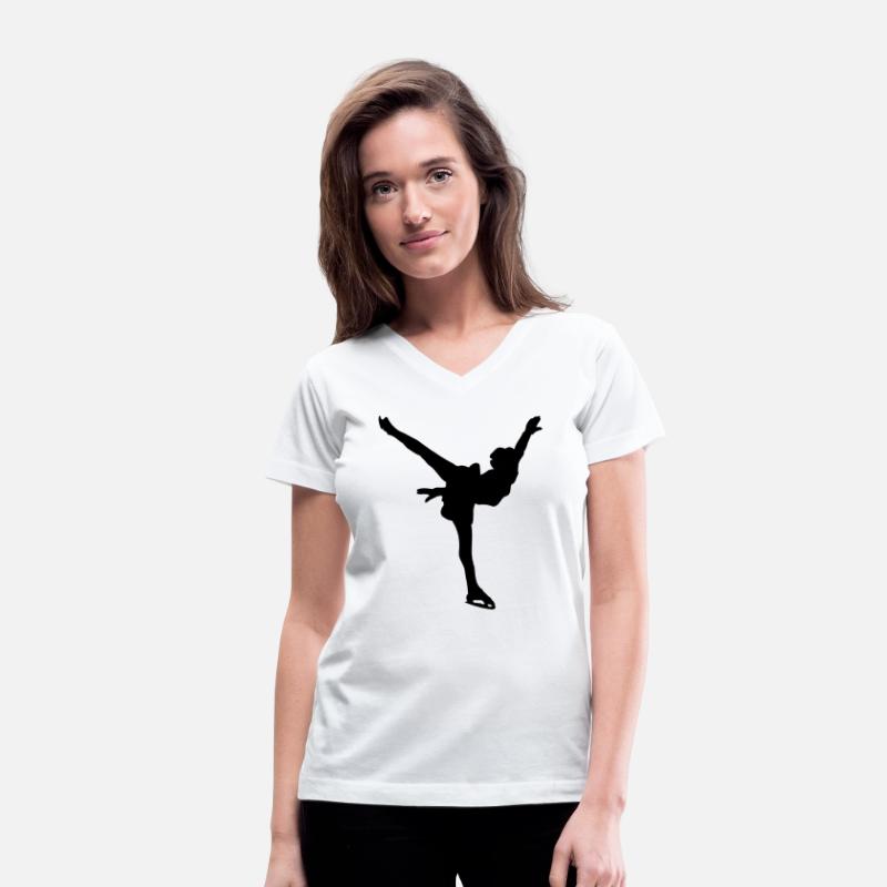 Art skating dancing girl