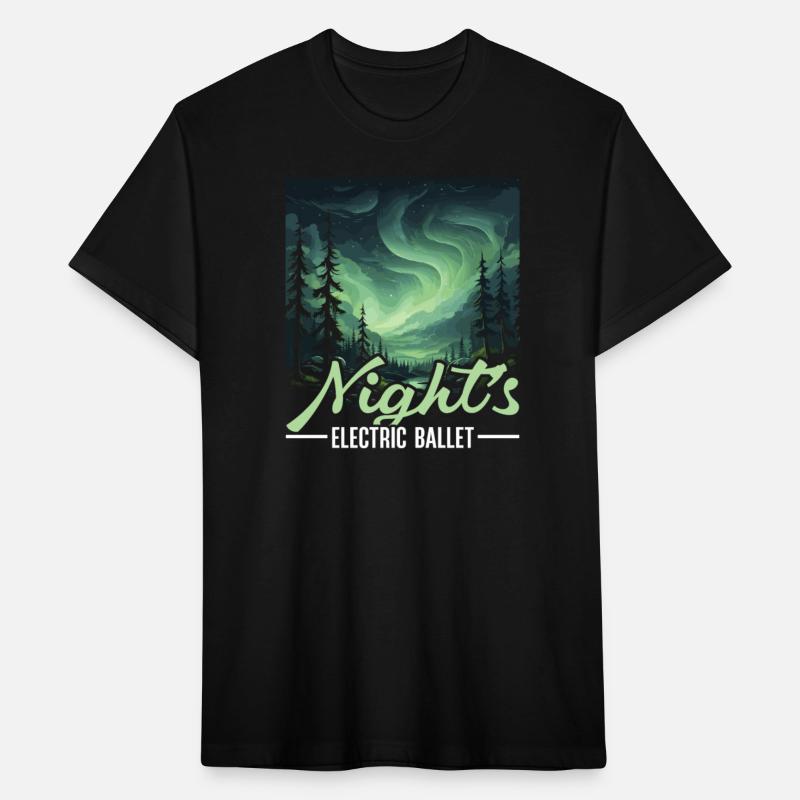 Aurora Borealis Dark Sky Nature Light Display