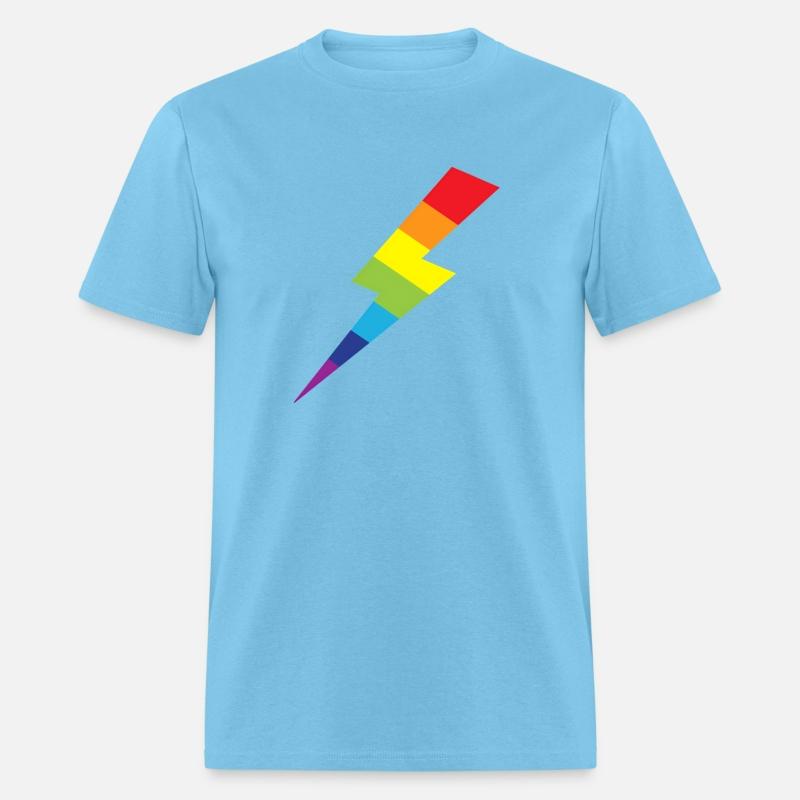 Awesome Rainbow Lightning Bolt Print