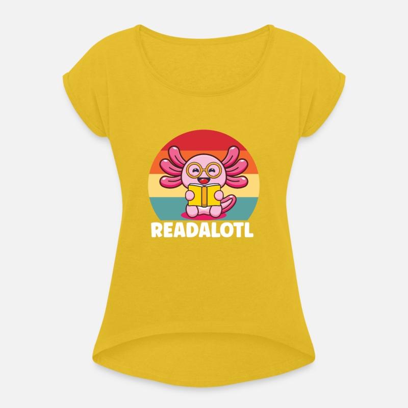 Axolotl Book Reader Reading Literature Bookworm