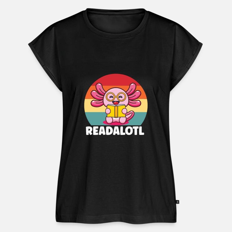 Axolotl Book Reader Reading Literature Bookworm