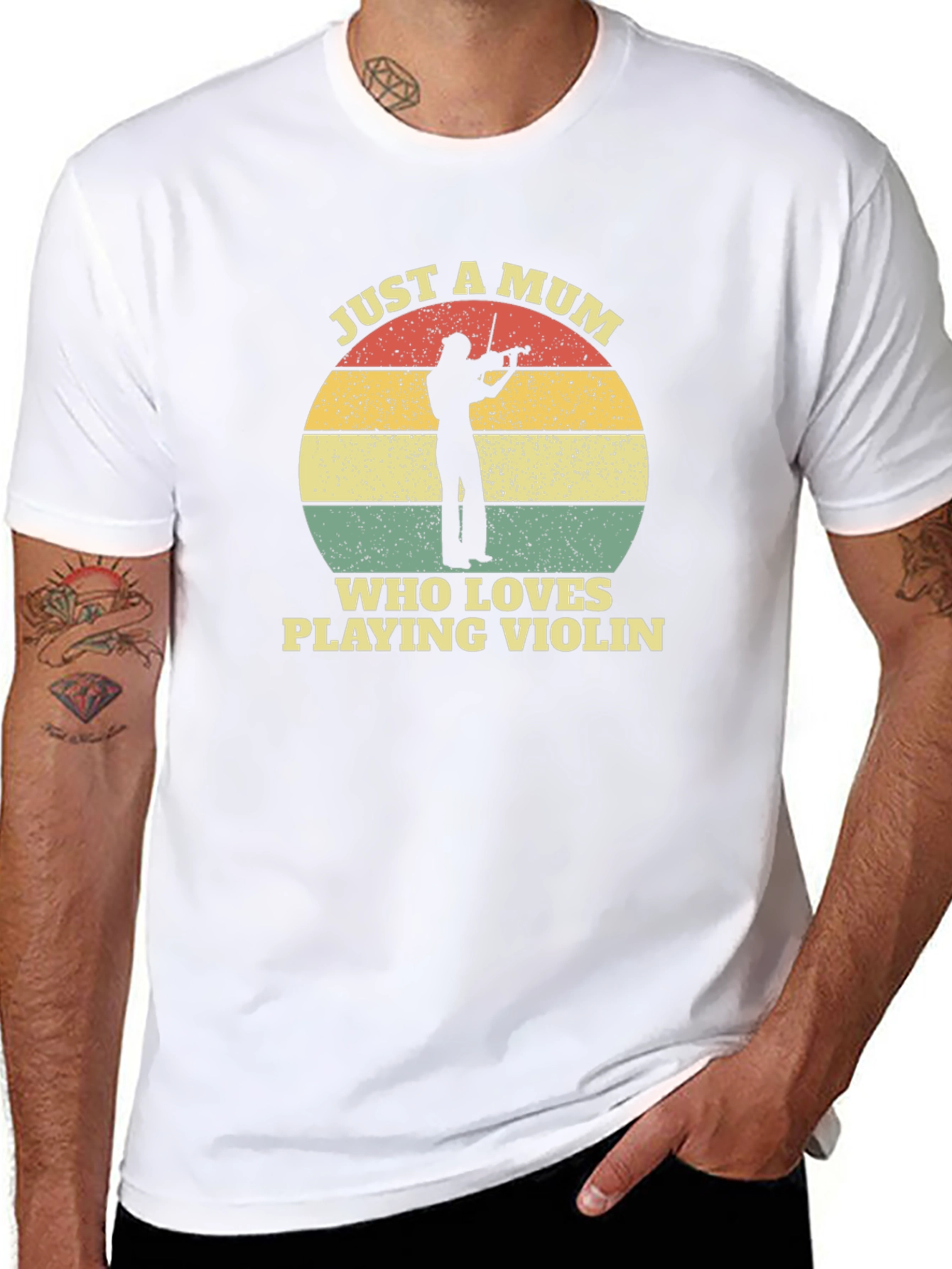 Just A Mum Who Loves Playing Violin T-Shirt