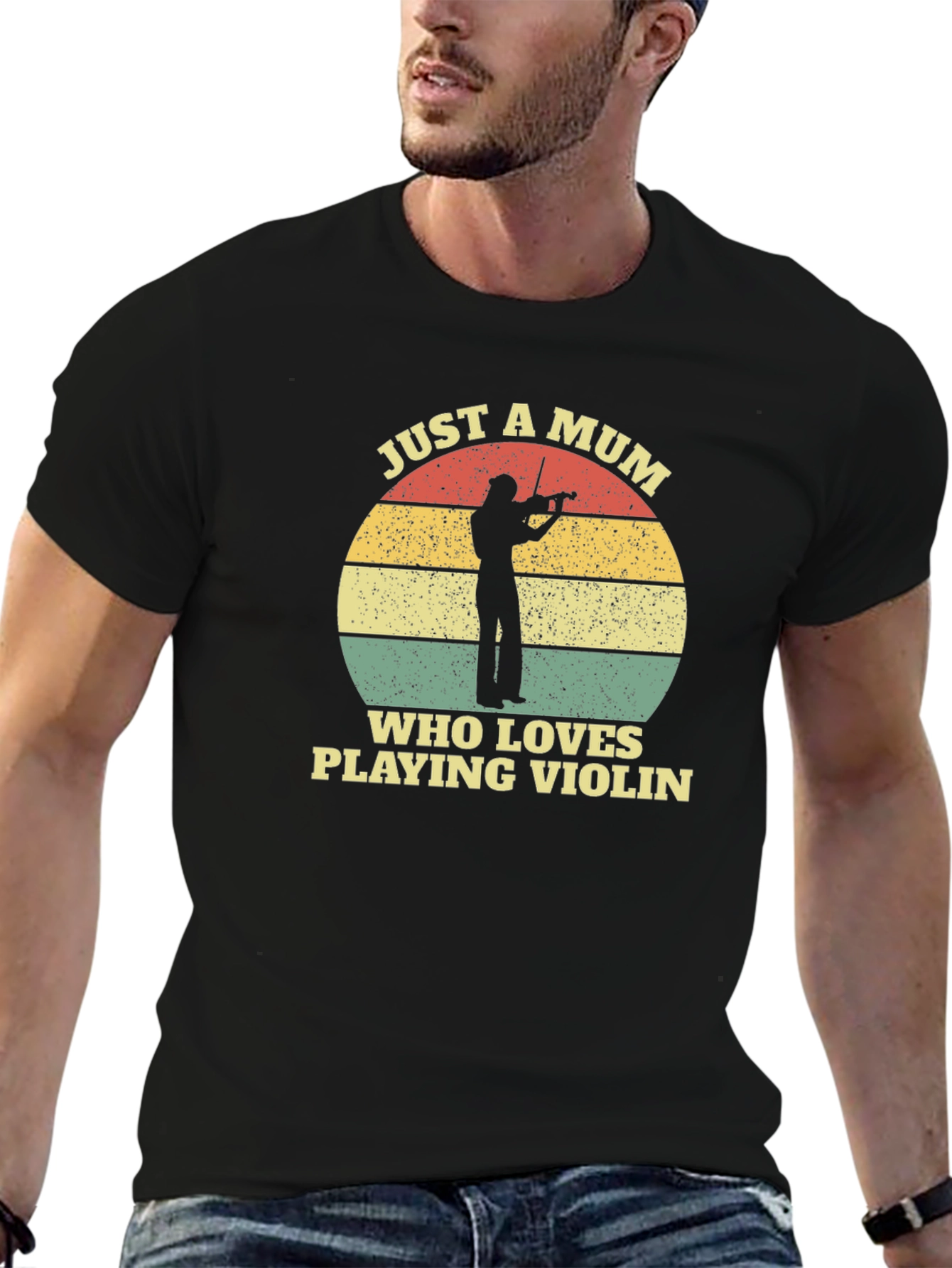 Just A Mum Who Loves Playing Violin T-Shirt