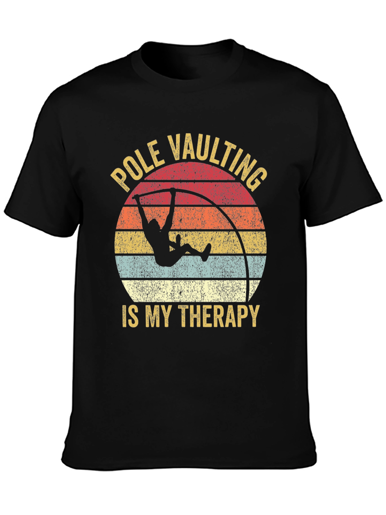 Pole Vaulting Is My Therapy T-Shirt