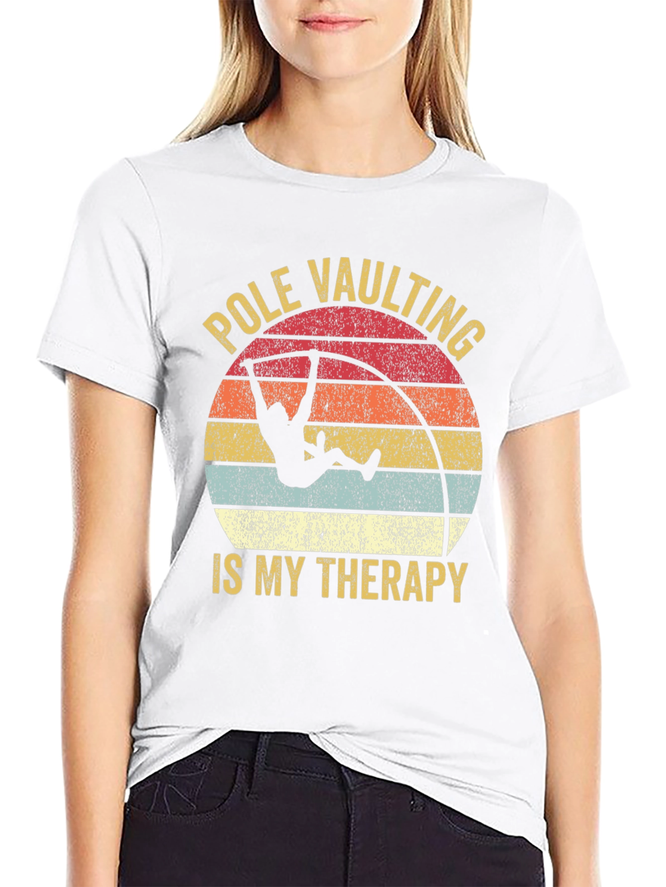 Pole Vaulting Is My Therapy T-Shirt