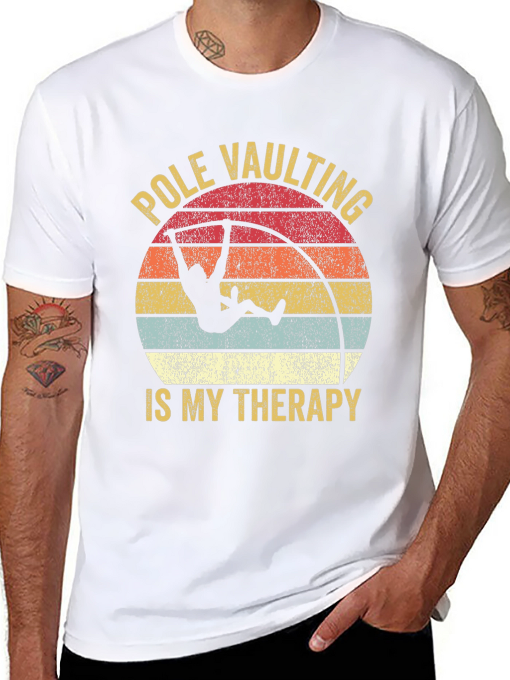 Pole Vaulting Is My Therapy T-Shirt