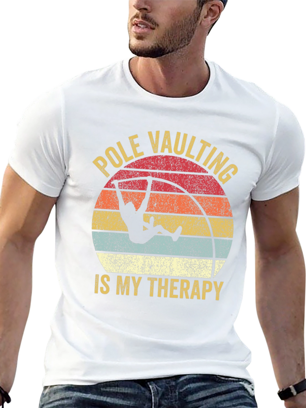 Pole Vaulting Is My Therapy T-Shirt