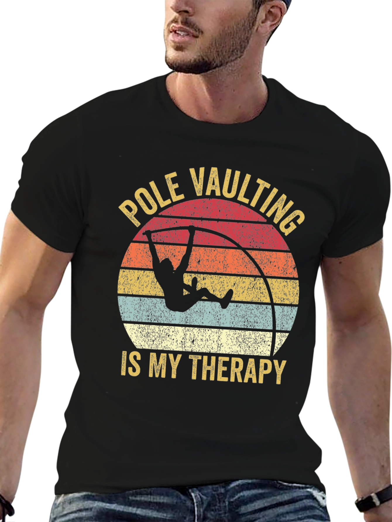 Pole Vaulting Is My Therapy T-Shirt