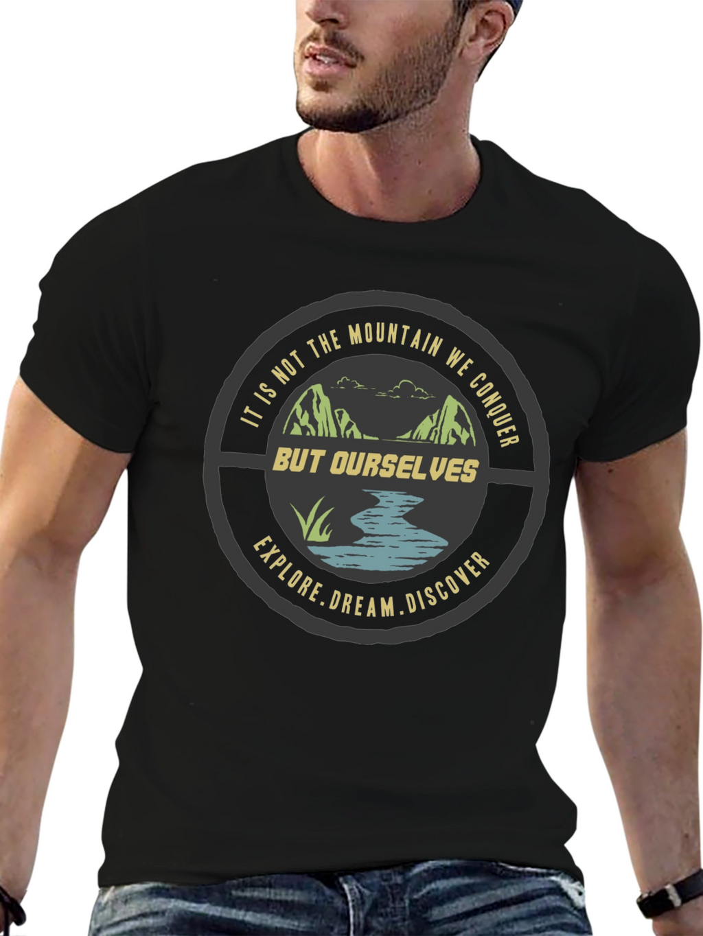 Adventure Graphic T-Shirt - Explore Dream Discover