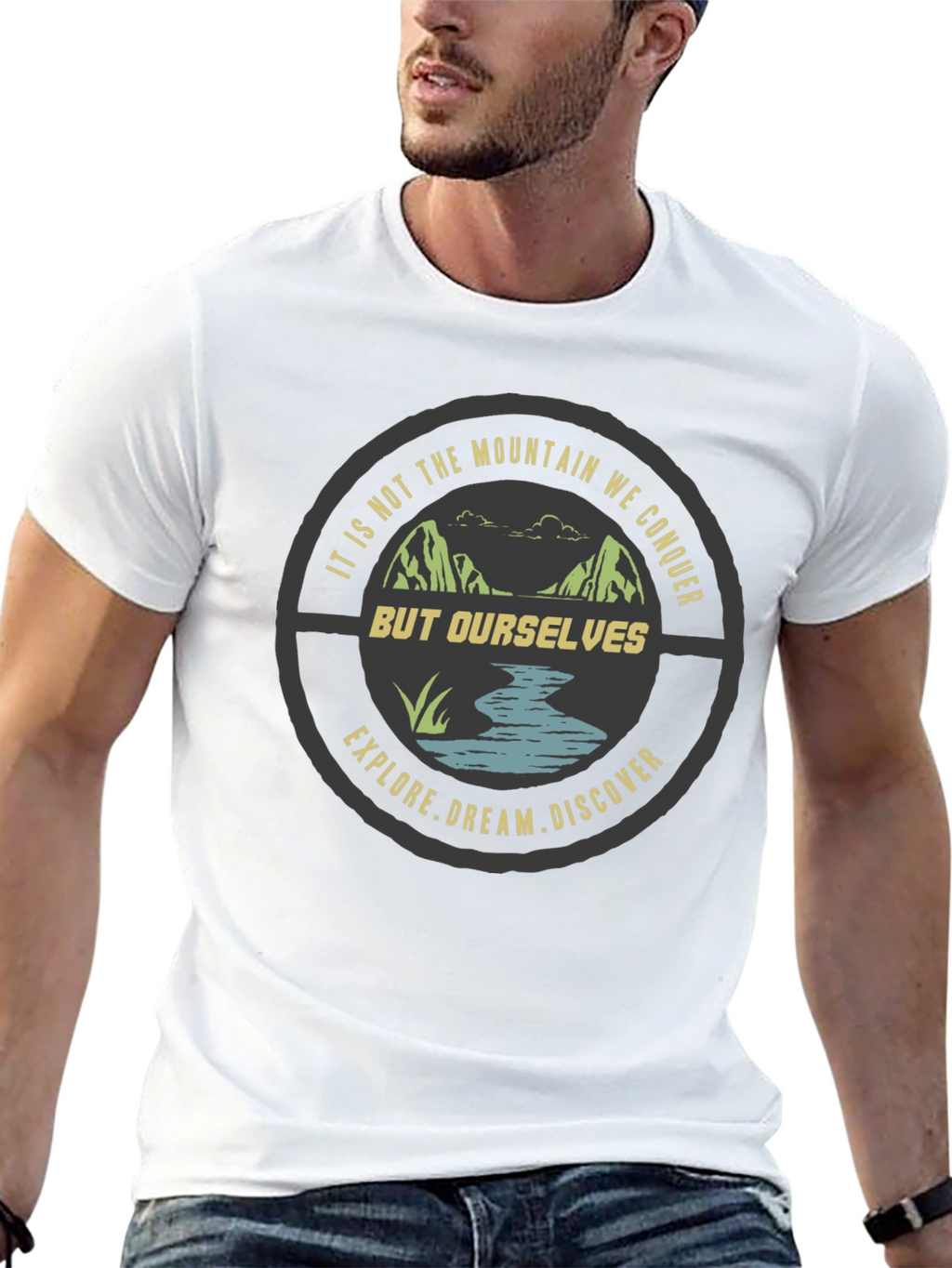 Adventure Graphic T-Shirt - Explore Dream Discover