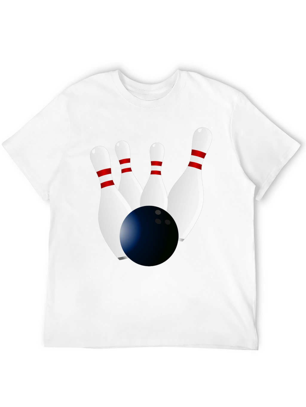 Bowling Strike Black T-Shirt