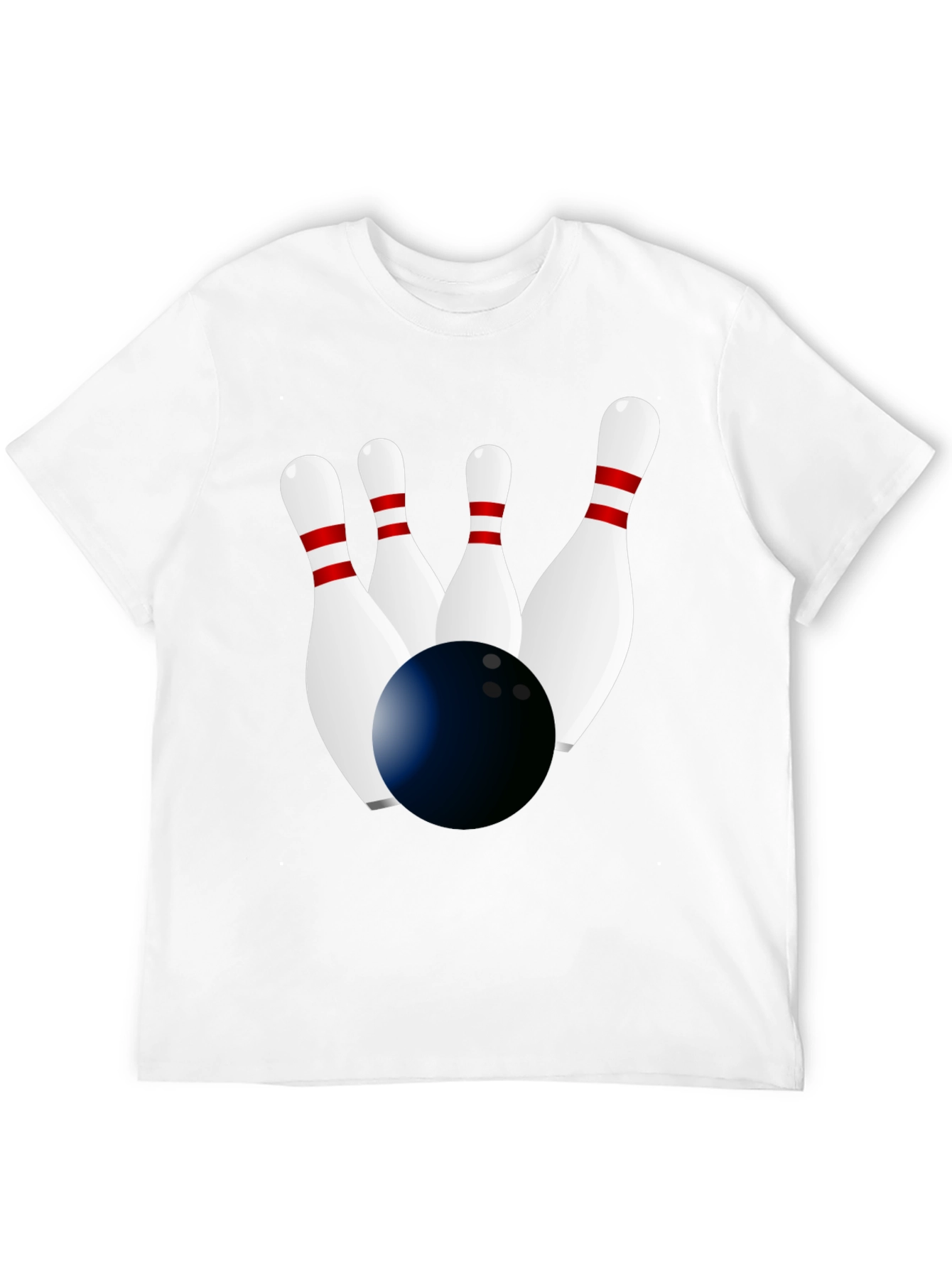 Bowling Strike Black T-Shirt