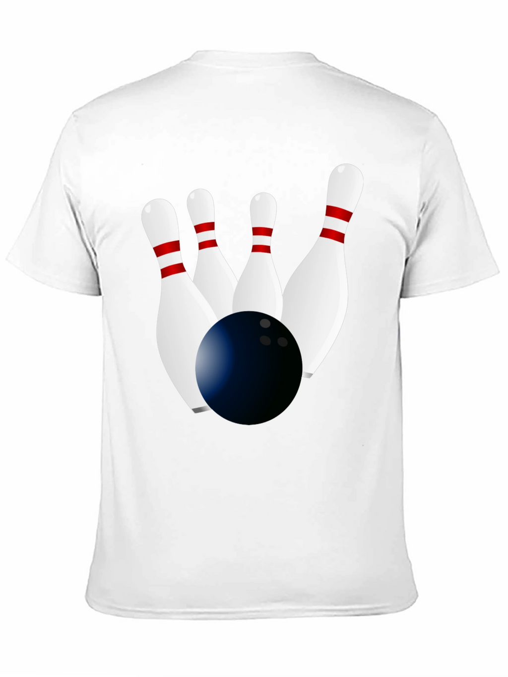 Bowling Strike Black T-Shirt