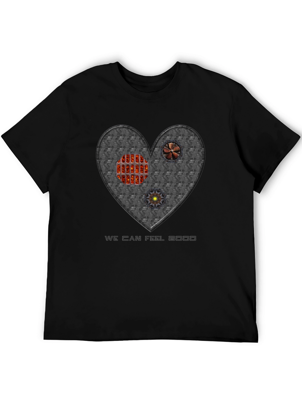 Steampunk Heart T-Shirt - Feel Good