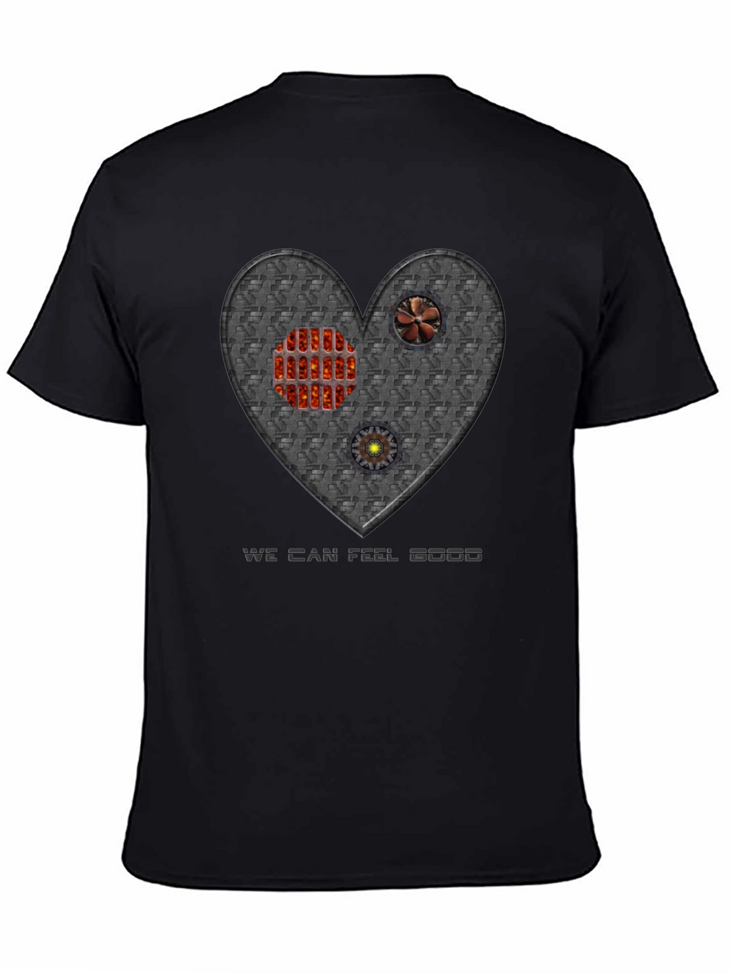 Steampunk Heart T-Shirt - Feel Good