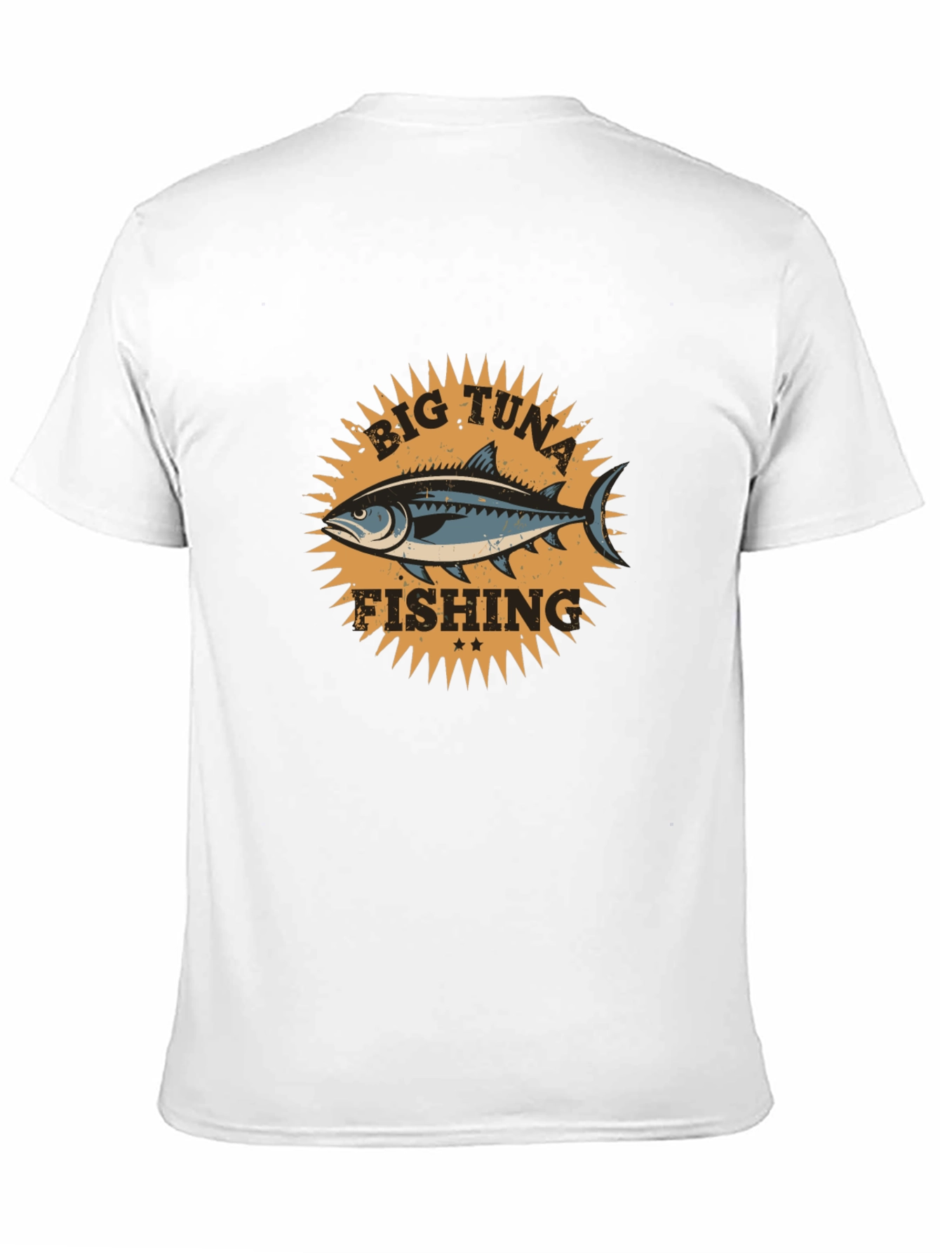 Big Tuna Fishing Graphic Tee - Mens Black T-Shirt