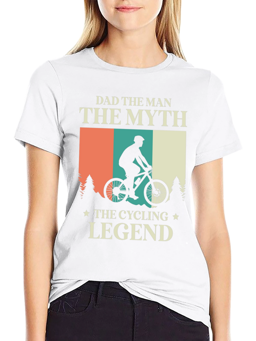 Dad The Man Cycling Legend T-Shirt
