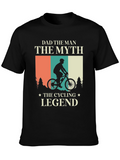 Dad The Man Cycling Legend T-Shirt